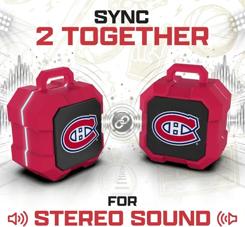 Vista 4 de SOAR NHL ShockBox - Altavoz LED inalámbrico Bluetooth