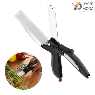 Cortador Cocina 2 En 1 Cuchillo Tijeras