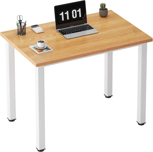 Vista 19 de Need Escritorio pequeño para computadora, mesa de escritura resistente de 31.5 pulgadas, estrecho, negro