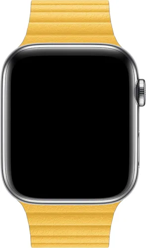 Vista 3 de Apple Reloj De Cuero Loop (1.732 in) - Meyer Lemon - Medium Limón Meyer