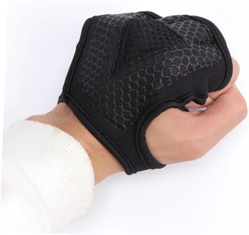 Vista 9 de INOOMP Guantes de gimnasio para hombres y mujeres, guantes de entrenamiento para hombres, guantes de mano para hombres y hombres, guantes sin dedos
