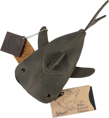 Vista 7 de Hide & Drink, Bolsa de monedas con cremallera, Estuche en forma de tiburón, Animales de peluche, Banco, Bolsa de cambio, monedero para lápices