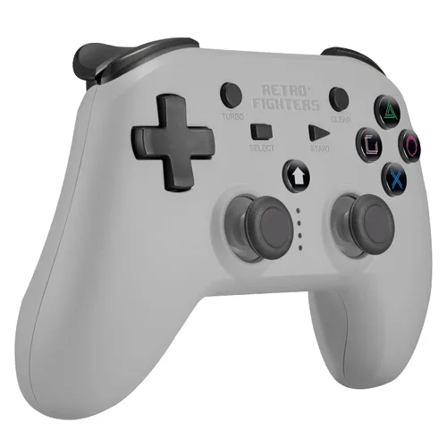 Vista 2 de Retro Fighters Defender Next-Gen PS1 - PS2 - PS3 - PS Classic - Switch & PC Compatible Wireless Controller, Black