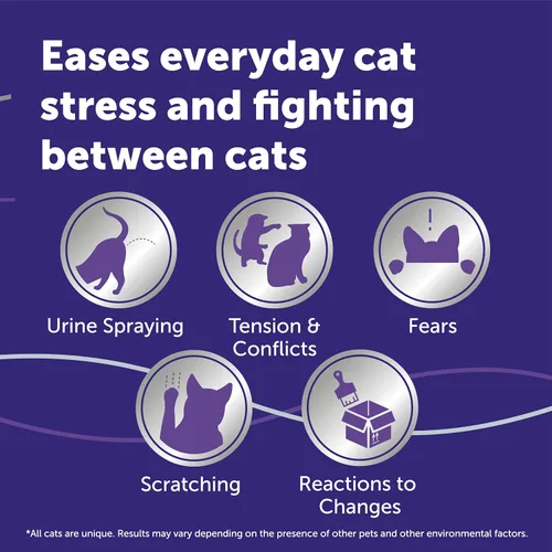 Vista 5 de FELIWAY Optimum - Recambio de difusor calmante para gatos – Recambio de difusor de feromonas para gatos para apoyo avanzado para reducir el estrés