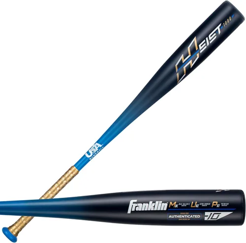 Vista 10 de Franklin Sports Bate de béisbol juvenil – Heist Bates de béisbol para niños de 8 a 12 años – Barril grande de 2 5/8 pulgadas Bate de metal