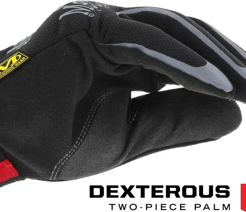 Vista 7 de Mechanix Wear: Guantes de trabajo utilitarios con ajuste seguro, aptos para pantalla táctil, de alta destreza, guantes de cuero sintético para usos