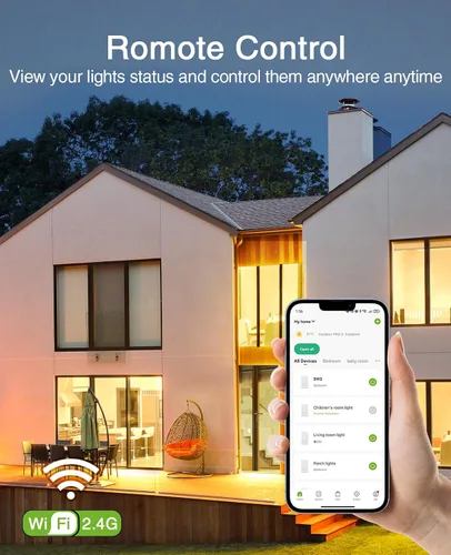 Vista 5 de GHome - Interruptor de luz regulador inteligente, polo único, atenuación