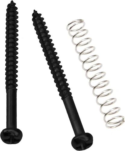 Vista 4 de 32 tornillos de montaje para pastilla Yootones Bass compatibles con pastillas P Bass Jazz Bass o P90 (negro)