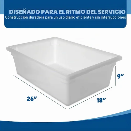 Vista 4 de Carlisle FoodService Products Storplus - Contenedor de almacenamiento de alimentos con diseño apilable para catering, bufés, restaurantes