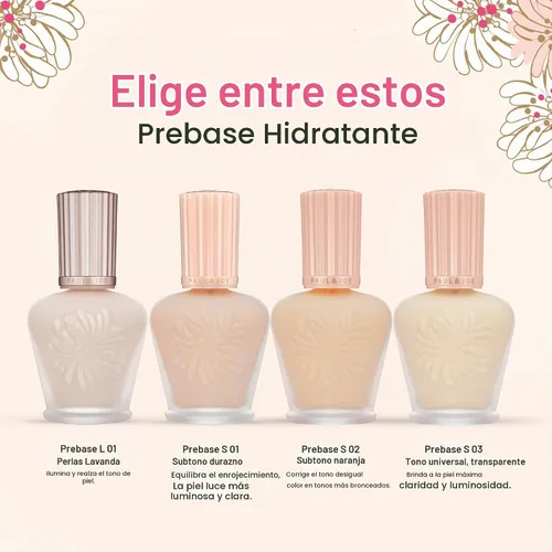 Vista 8 de Paul & Joe Base de maquillaje hidratante, base de maquillaje ligera, maquillaje de base transparente e iluminadora, base de maquillaje facial