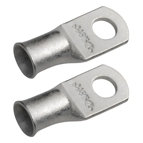 Vista 255 de SELTERM 5 piezas terminales de cable de cobre estañado 1/0 AWG perno de 1/2", extremos de cable de batería, terminales de anillo, conectores