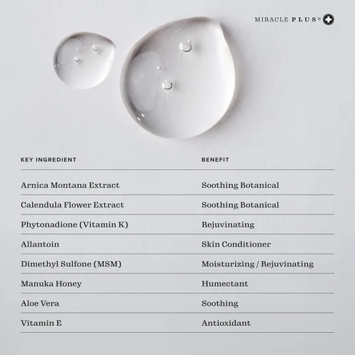 Vista 4 de Miracle Plus Gel natural de moretones de árnica para el cuerpo Gel tópico de loción árnica Montana para el cuidado de la piel Ungüento en crema