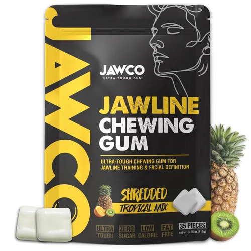 Vista 12 de JAWCKO Chicle Ultra-Resistente para Mandíbula Obtén una Mandíbula Más Fuerte y Cuadrada Chicle Duro de Entrenamiento para Mandíbula Fuerza 15X