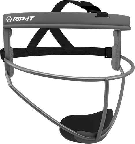 Vista 13 de RIP-IT Máscara facial de sóftbol de defensa original Máscara protectora ligera de campo de sóftbol