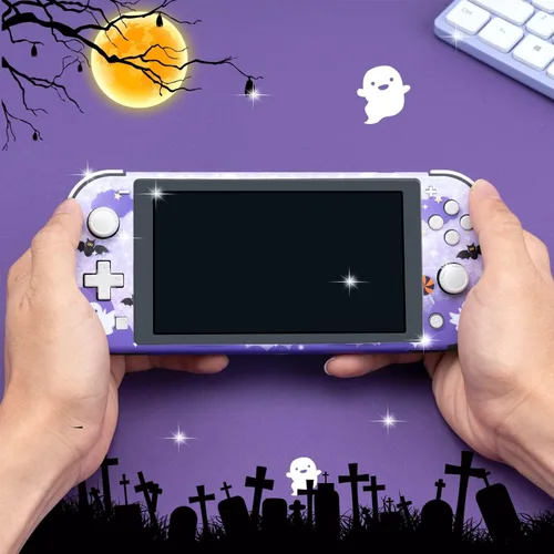 Vista 2 de BelugaDesign Ghost Switch Skin Halloween Spooky Cute Anime Cartoon Pastel Sticker Wrap Vinyl Decal Kawaii Gothic Kids Girls Japanese l Compatible