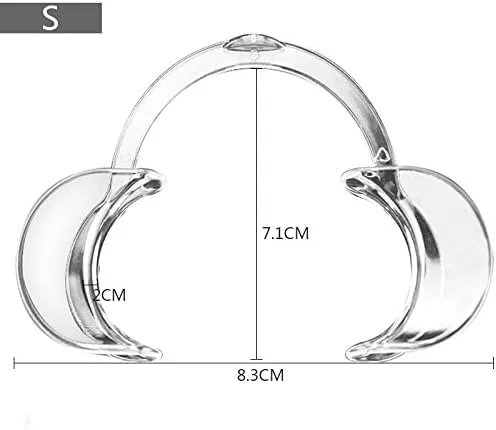 Vista 4 de 3 piezas transparentes autoclave dentales blanqueamiento de labios y mejillas retractor dentista abreboca uso repetido retractores de mejillas