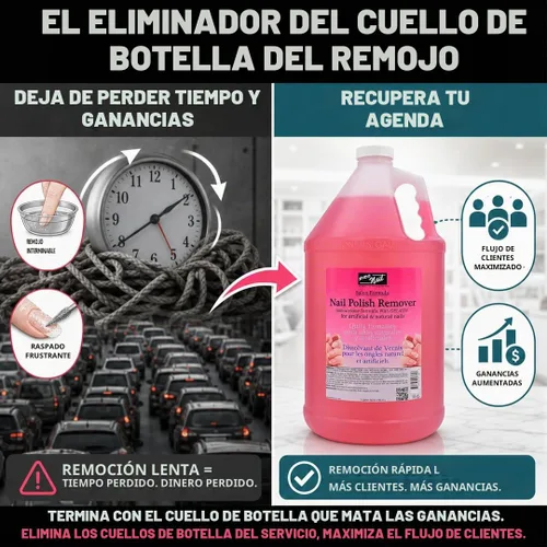 Vista 2 de PRO Nail - Removedor de acrílico y gel para mejorar el control de daños, 32 onzas