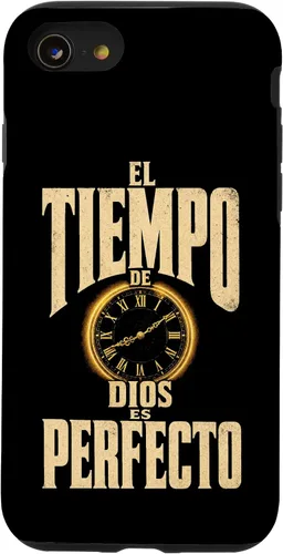 Vista 23 de Fe Cristiana El Tiempo De Dios ES Perfecto Vintage Clock Case for iPhone Air