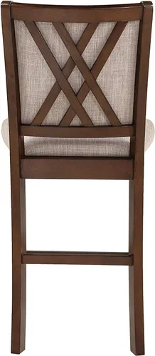 Vista 11 de New Classic Furniture Amy - Juego de mesa de comedor de 5 piezas, color marrón cereza