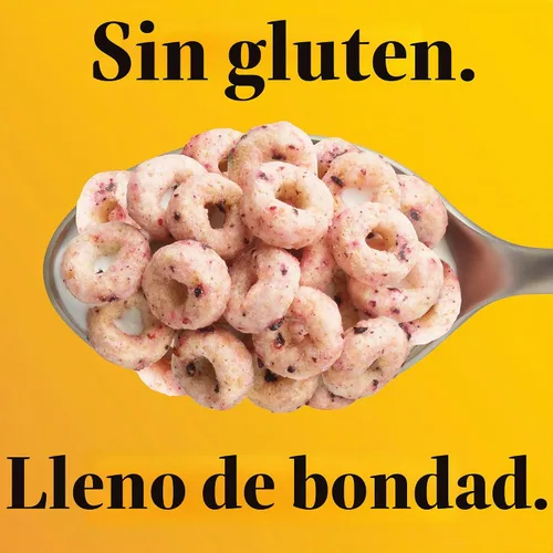 Vista 5 de Cheerios Very Berry, cereales para el desayuno saludables para el corazón sin gluten, hechos con avena integral, tamaño familiar, 18.6 onzas Heart