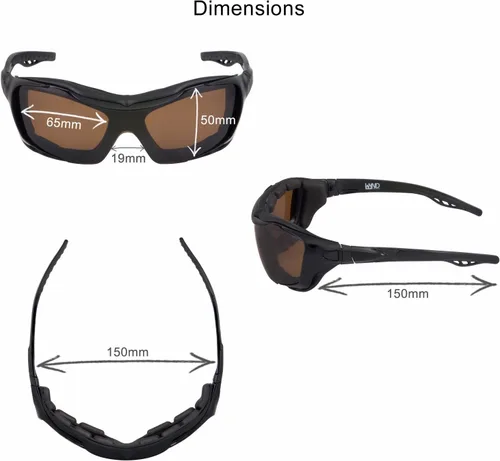 Vista 5 de WYND Blocker Gafas de sol polarizadas para deportes extremos