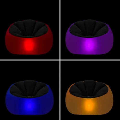 Vista 6 de Sillón Hinchable con LED Multicolor y Mando Chight InnovaGoods