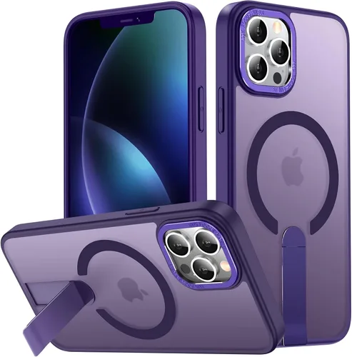 Vista 14 de Funda para iPhone 11 Compatible con Magsafe, Soporte Invisible Incorporado [Prueba de caída de grado militar] Funda protectora delgada y a prueba