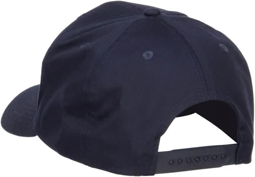 Vista 3 de e4Hats.com - Gorra de sarga de algodón bordado, diseño de estrella de David