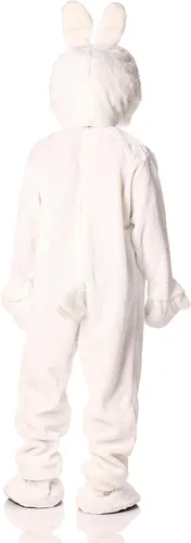 Vista 3 de Disfraz de mascota de peluche de conejo talla selecta Blanco talla única