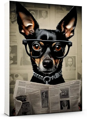 Vista 123 de Thuan Affenpinscher - Póster de lienzo con tus fotos, arte de pared para decoración del hogar, regalo conmemorativo para amantes de las mascotas