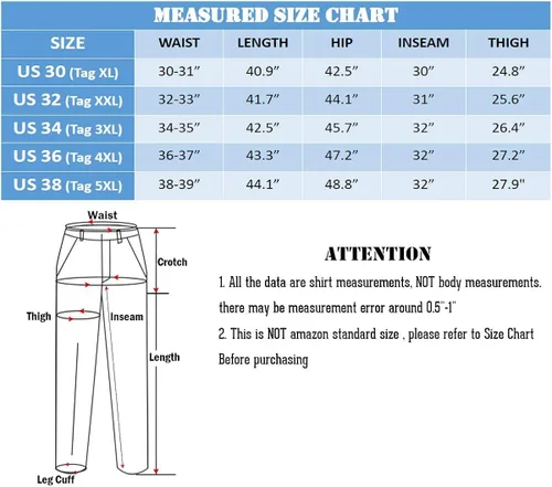 Vista 6 de CARWORNIC Pantalones de senderismo ligeros para hombre, de secado rápido, impermeables, para escalar, con bolsillos con cremallera