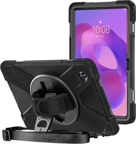 Vista 12 de ProCase Funda Lenovo Tab K10 de 10.3 pulgadas 2021 / M10 FHD Plus (2ª generación 2020), resistente a prueba de golpes, con soporte giratorio