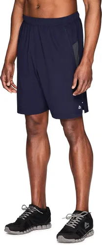 Vista 16 de RBX Active - Pantalones cortos de baloncesto para hombre, 9 pulgadas, elásticos, con bolsillos