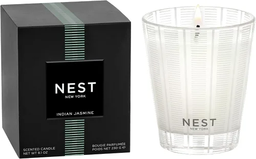 Vista 13 de NEST New York Vela clásica perfumada, bambú, 8.1 onzas, tiempo de combustión de hasta 60 horas, recipiente de vidrio reutilizable