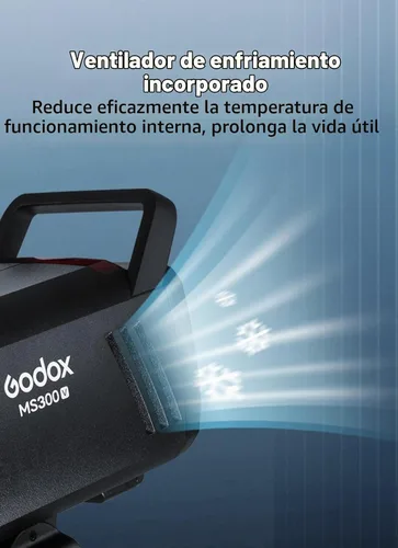Vista 6 de GODOX MS300V Studio Flash Fotografía Kit de luz,300Ws con soporte,Softbox