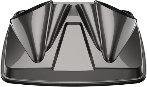Vista 52 de Tapas de altavoz dobles de 8 pulgadas a juego para Advanblack/OEM Harley Rushmore estilo Razor, Chopped & King Tour Pak Whisky ámbar