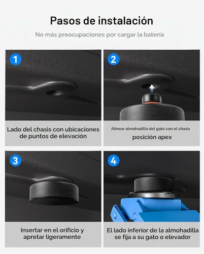 Vista 7 de Kit de inflador de neumáticos para bomba portátil Tesla, 4