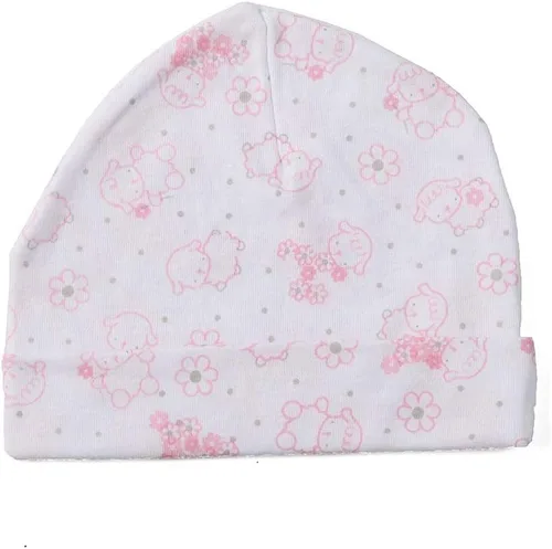 Vista 6 de Chamie Conjunto de guantes de algodón para recién nacidos, gorro antiarañazos para bebés, niños y niñas