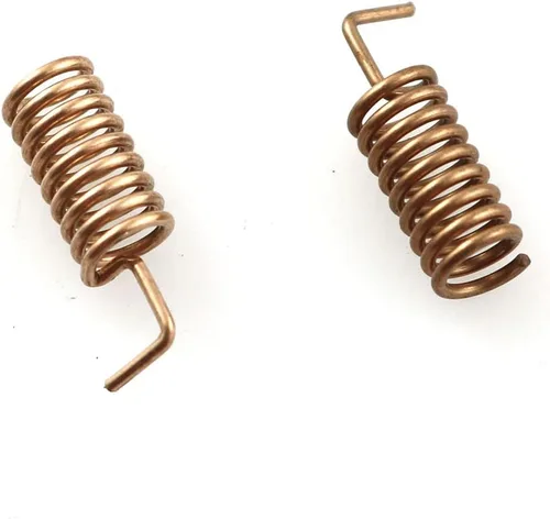 Vista 3 de Antena helicoidal de la transmisión de datos de la antena del resorte de la bobina 4pcs, bronce 868MHz