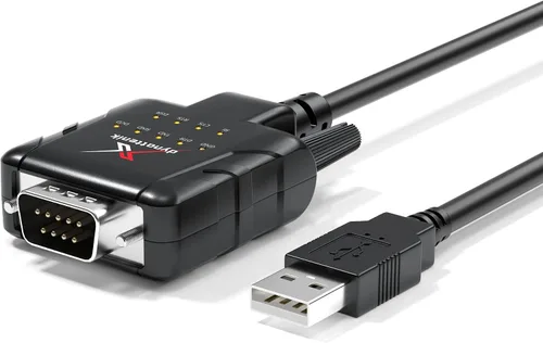 Vista 2 de FTDI Adaptador USB a RS232 con 9 LED de estado, puerto serie DB9 FT232RL Chipset, Hardware Flow Control, Real-Time Signal Monitoring and ESD
