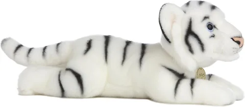 Vista 2 de Aurora World Miyoni 16.5" Tigre Blanco de peluche