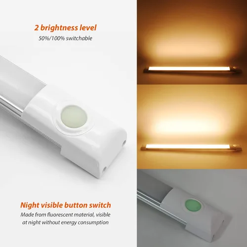 Vista 2 de Dream Lighting, tira de luces LED de 12 V de dos fases para debajo del armario