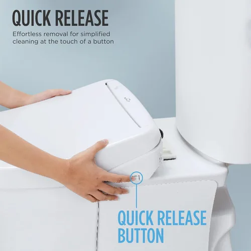 Vista 13 de TOTO® WASHLET® KC2 Asiento electrónico para bidé con asiento calefactado y tapa de cierre suave, redondo, blanco algodón - SW3023#01