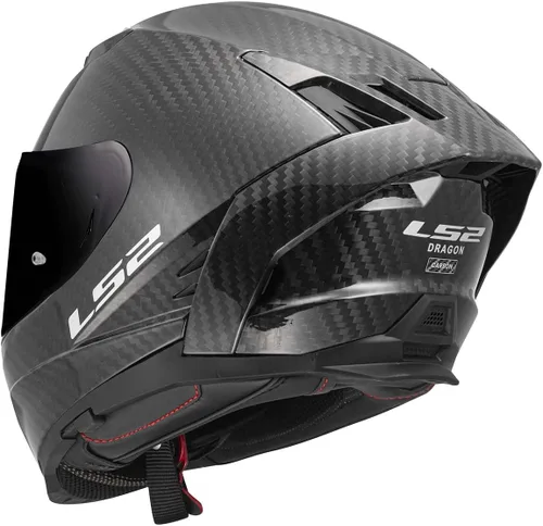 Vista 3 de LS2 Helmets Dragon Casco integral de motocicleta de carbono con parasol
