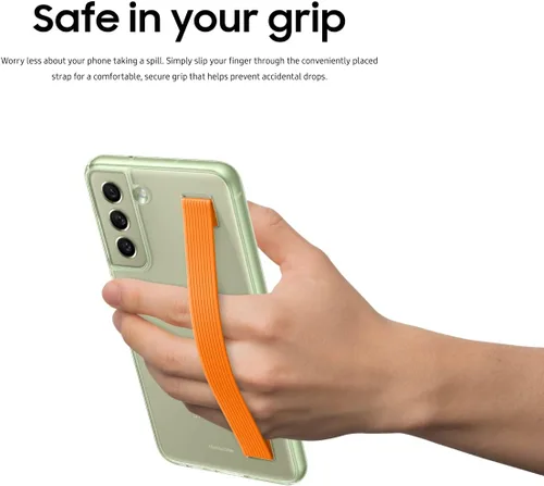 Vista 8 de Samsung Funda protectora transparente para teléfono Galaxy S21 FE 5G, funda protectora para teléfono, protector a prueba de golpes para teléfono