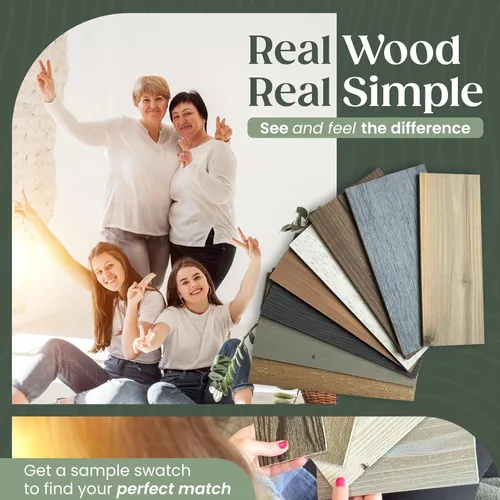 Vista 6 de Timberchic Paneles de Pared de Madera Recuperada – Tablones de Despegar y Pegar para Paredes de Acento – Paquete de Muestra de Decoración Rústica