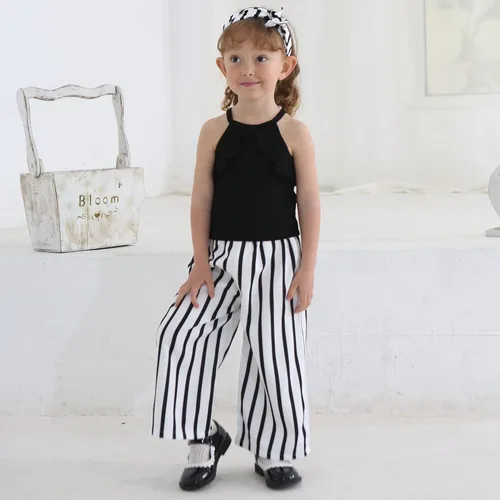 Vista 2 de Renotemy Baby Girl Clothes Toddler Girl Clothes Outfits Infant Clothing Floral Pants Set Cute Clothes Set for Girls