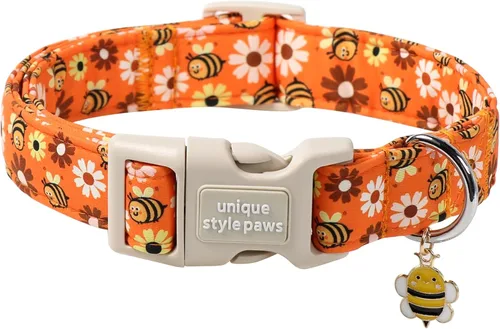 Vista 69 de Unique style paws Collar de perro con hebilla de plástico con colgante, collar de cachorro para primavera y verano, traje de baño para fiesta
