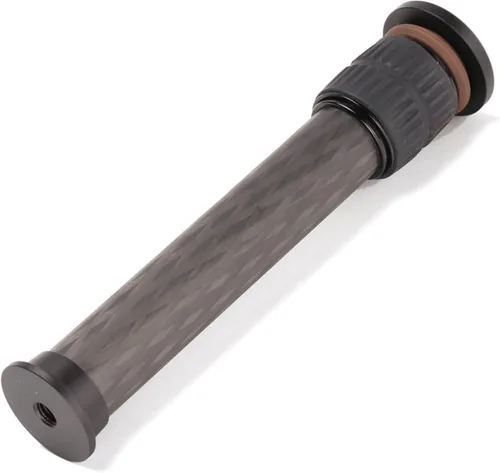 Vista 4 de Leofoto Columna central, extensión de trípode adicional, fibra de carbono, 2 secciones ajustables, perno de tornillo convertible, rosca de montaje