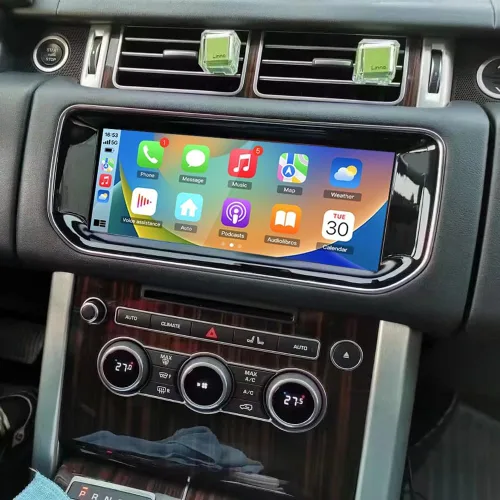 Vista 9 de Radio de coche Android para 2013 2014 2015 2016 2017 Range Rover L494 L405 Pantalla táctil completa Unidad principal de repuesto GPS Navegación